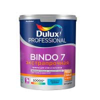 Dulux Краска Bindo 7 в/д для стен и потолков матовая (7% блеска) BW 4,5л . Матовая. 