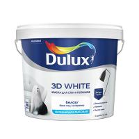 Dulux Краска 3D White в/д для стен и потолков матовая (7% блеска) BW 5л. Матовая. 