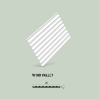 Орак Декоративная панель W109 Valley (250х13х2000мм) (12) . Полиуретан